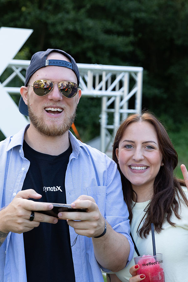 Picture of colleagues at the summer party